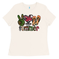 Bone peace love summer Ladies Tee - SublimationCraftShop