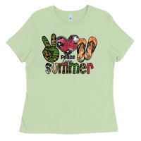 Matcha peace love summer Ladies Tee - SublimationCraftShop