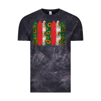 Cloud Black mexican flag brushstroke Vintage Tee - Jasminsmagicworld
