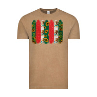 Vintage Coffee mexican flag brushstroke Vintage Tee - Jasminsmagicworld