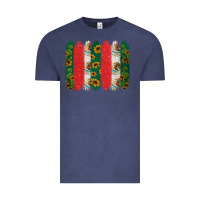 Vintage Denim mexican flag brushstroke Vintage Tee - Jasminsmagicworld