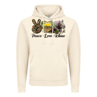 Vintage Artic peace love rhino Vintage Hoodie - LillyAllenDesigns