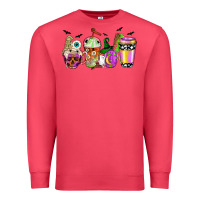 Cardinal Halloween coffee cups Premium Sweatshirt - NancyCooperArtShop