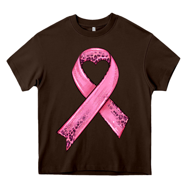 Pink Ribbon Heavy Core Tee by HRA Design Shop | Teevron