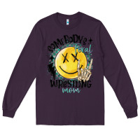 Plum somebody's feral wrestling mom Long Sleeve Tee - MaliasSmallBusiness