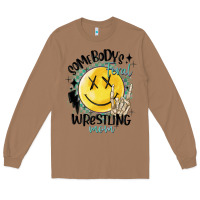 Toasted Coconut somebody's feral wrestling mom Long Sleeve Tee - MaliasSmallBusiness