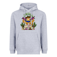 Heather Grey Nacho average Mini Heavyweight Hoodie - NancyCooperArtShop