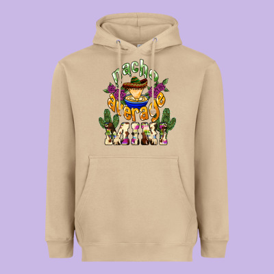 Nacho Average Mini Heavyweight Hoodie Designed By Nancycooperartshop