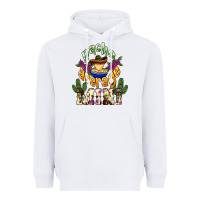 White Nacho average Mini Heavyweight Hoodie - NancyCooperArtShop