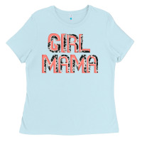 Baby Blue girl mama Ladies Tee - JahusDesignShop