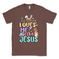 Chestnut no bunny loves me like jesus Classic Tee - MaliasSmallBusiness