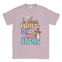 Lilac no bunny loves me like jesus Classic Tee - MaliasSmallBusiness