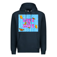 Navy love is love Premium Hoodie - TumblerDesignByShophia