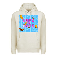 Oatmeal Heather love is love Premium Hoodie - TumblerDesignByShophia