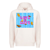 Pale Pink love is love Premium Hoodie - TumblerDesignByShophia