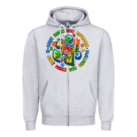 Heather Grey what makes you different is what makes you beautif Zipper Hoodie - Artiststas