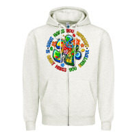 Oatmeal Heather what makes you different is what makes you beautif Zipper Hoodie - Artiststas