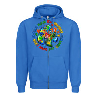True Royal what makes you different is what makes you beautif Zipper Hoodie - Artiststas