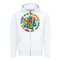 White what makes you different is what makes you beautif Zipper Hoodie - Artiststas