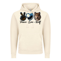 Vintage Artic peace love wolf head Vintage Hoodie - LillyAllenDesigns