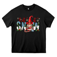 Black let it snow Heavy Core Tee - FaDigitalArtStudio