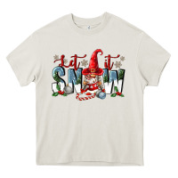 Cream let it snow Heavy Core Tee - FaDigitalArtStudio