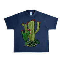 Navy cactus Urban Heavy Tee - Jasminsmagicworld