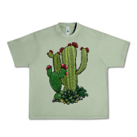 Oil Green cactus Urban Heavy Tee - Jasminsmagicworld