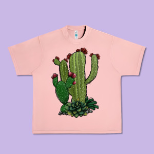 Cactus Urban Heavy Tee Designed By Jasminsmagicworld