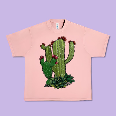 Cactus Urban Heavy Tee Designed By Jasminsmagicworld