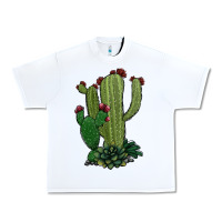 White cactus Urban Heavy Tee - Jasminsmagicworld