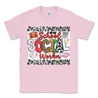 Bubblegum Pink School Social Worker Classic Tee - CowhideDigitalArt
