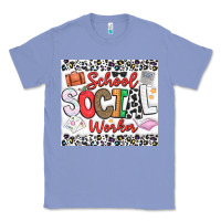 Colony Blue School Social Worker Classic Tee - CowhideDigitalArt