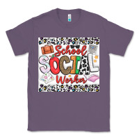 Lavender School Social Worker Classic Tee - CowhideDigitalArt