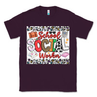 Plum School Social Worker Classic Tee - CowhideDigitalArt