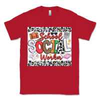 Red School Social Worker Classic Tee - CowhideDigitalArt