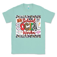 Seafoam School Social Worker Classic Tee - CowhideDigitalArt