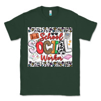 Sports Green School Social Worker Classic Tee - CowhideDigitalArt