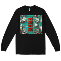 Black western mama Long Sleeve Tee - NancyCooperArtShop