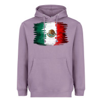Lavender Mexican flag Heavyweight Hoodie - NancyCooperArtShop
