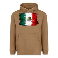 Toasted Coconut Mexican flag Heavyweight Hoodie - NancyCooperArtShop