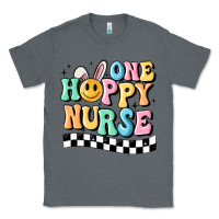 Charcoal Heather one happy nurse Classic Tee - MaliasSmallBusiness