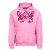 Fuchsia Pink Cancer butterfly Urban Hoodie - FaDigitalArtStudio