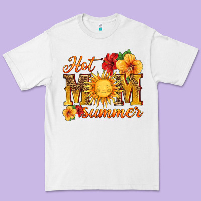 Hot Mom Summer Premium Tee Designed By Hra Design Shop