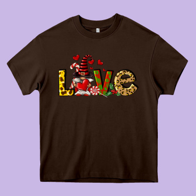 Love Gnomes Heavy Core Tee Designed By Fadigitalartstudio