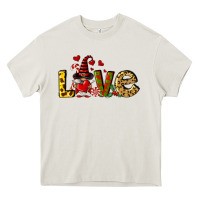 Cream love gnomes Heavy Core Tee - FaDigitalArtStudio