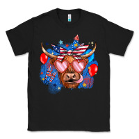 Black western america cow Classic Tee - JahusDesignShop