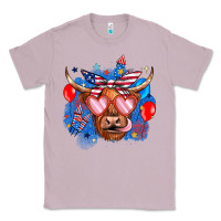 Lilac western america cow Classic Tee - JahusDesignShop