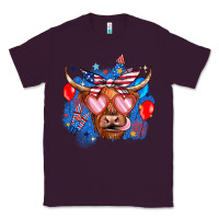 Plum western america cow Classic Tee - JahusDesignShop