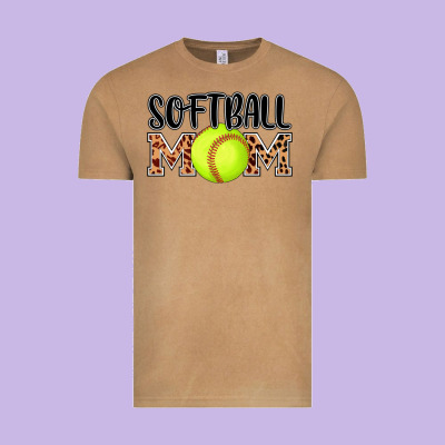 Softball Mom Vintage Tee Designed By Adodesignshop
